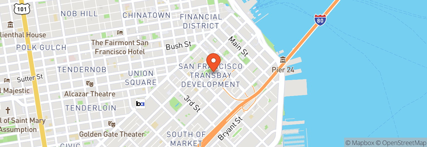 Map of Temple Sf