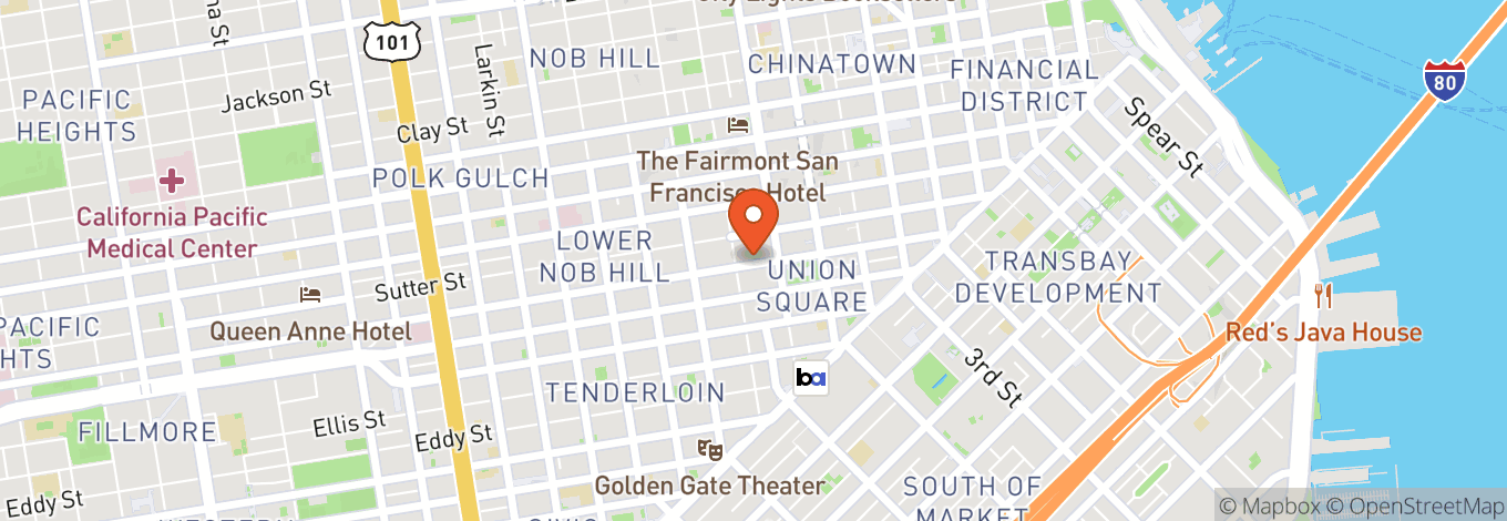 Map of San Francisco Playhouse