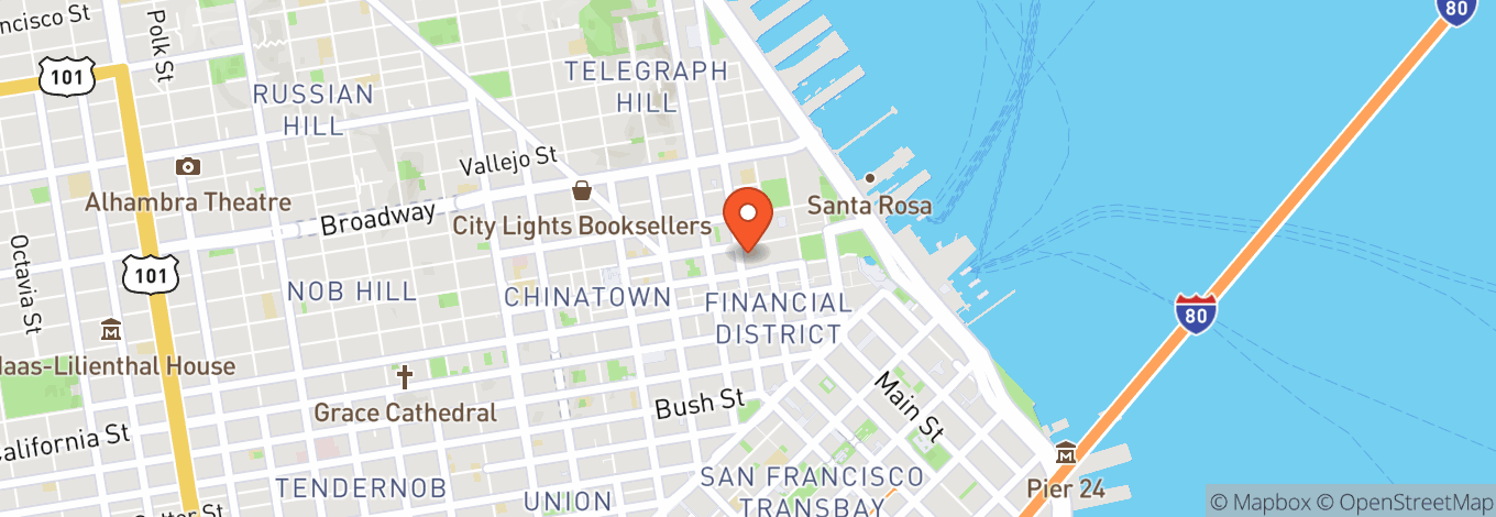 Map of The Punch Line San Francisco