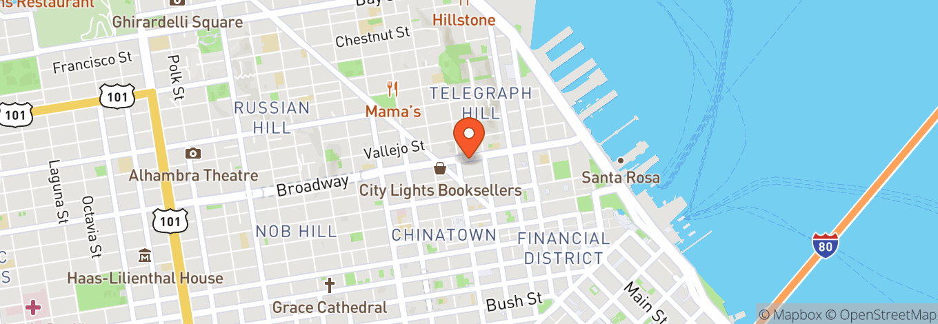 Map of Diva Royale - San Francisco