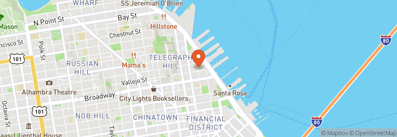 Map of City Cruises San Francisco