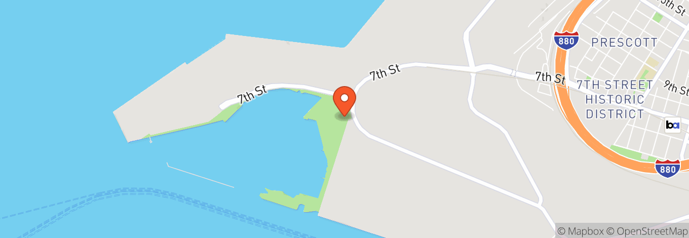Map of Middle Harbor Shoreline Park