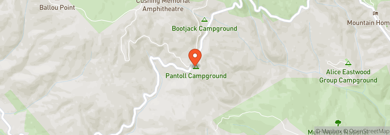 Map of Mount Tamalpais State Park