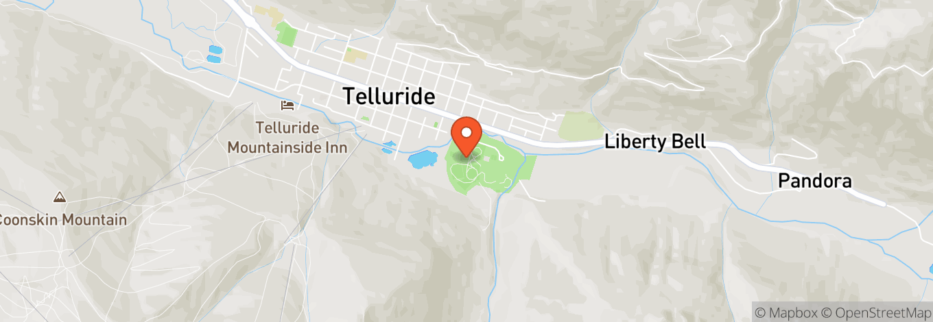 Map of Telluride Town Park