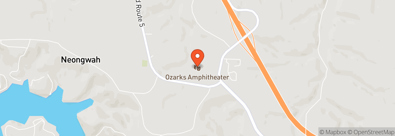 Map of Ozarks Amphitheater