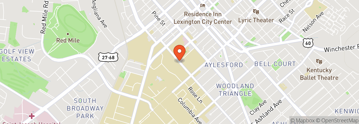 Map of Memorial Coliseum