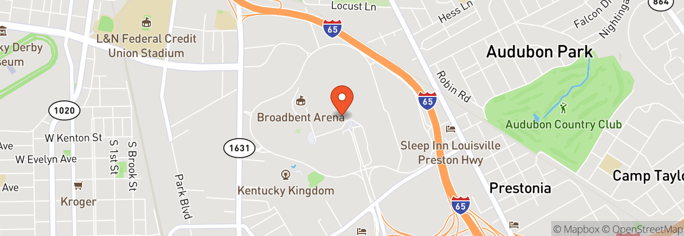 Map of Kentucky Exposition Center