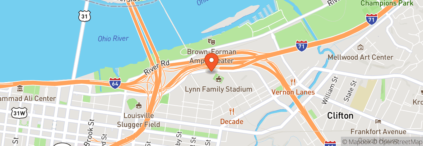 Map of Lynn Family Stadium
