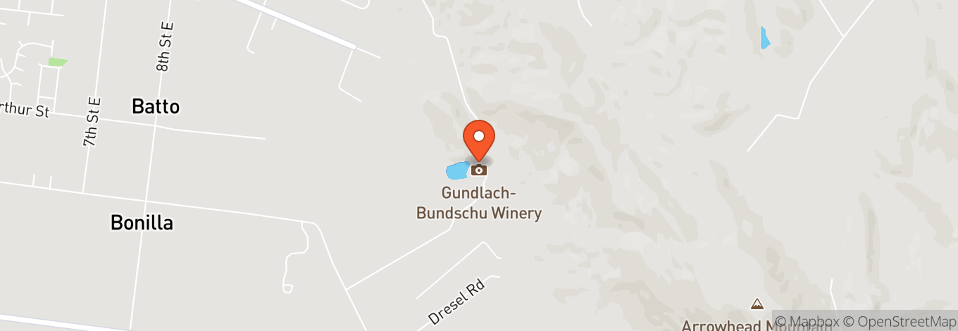 Map of Gundlach Bundschu Winery