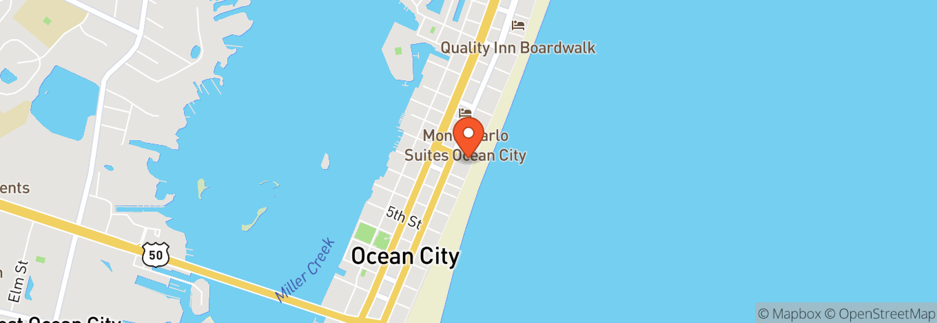 Map of Ocean City Music Pier