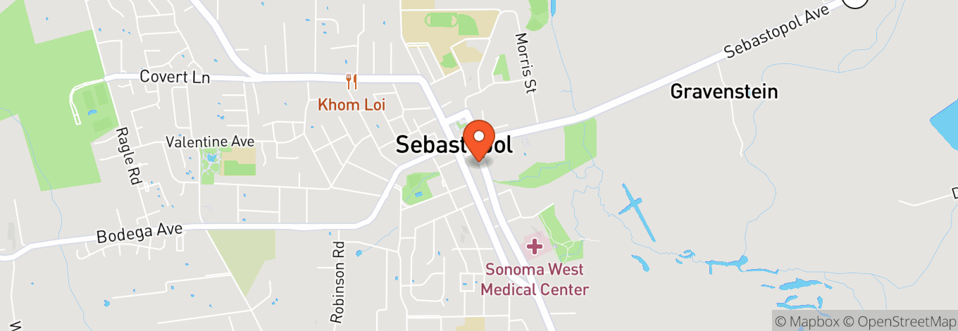 Map of Hopmonk Sebastopol