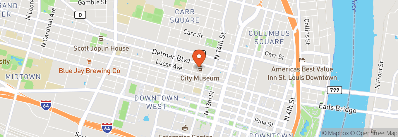 Map of City Museum Rooftop