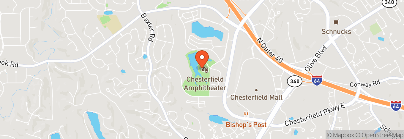 Map of Chesterfield Amphitheater
