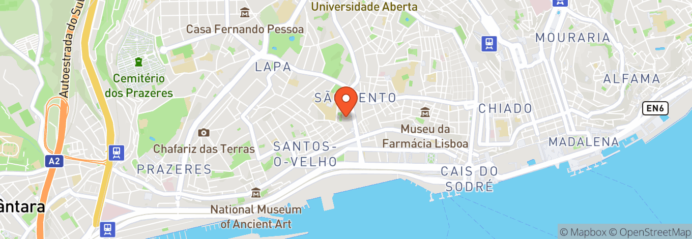 Map of Galeria Zé dos Bois