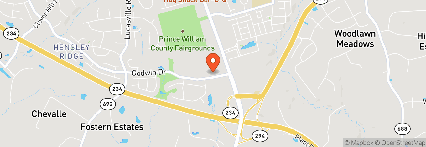 Map of Prince William County Fairgrounds