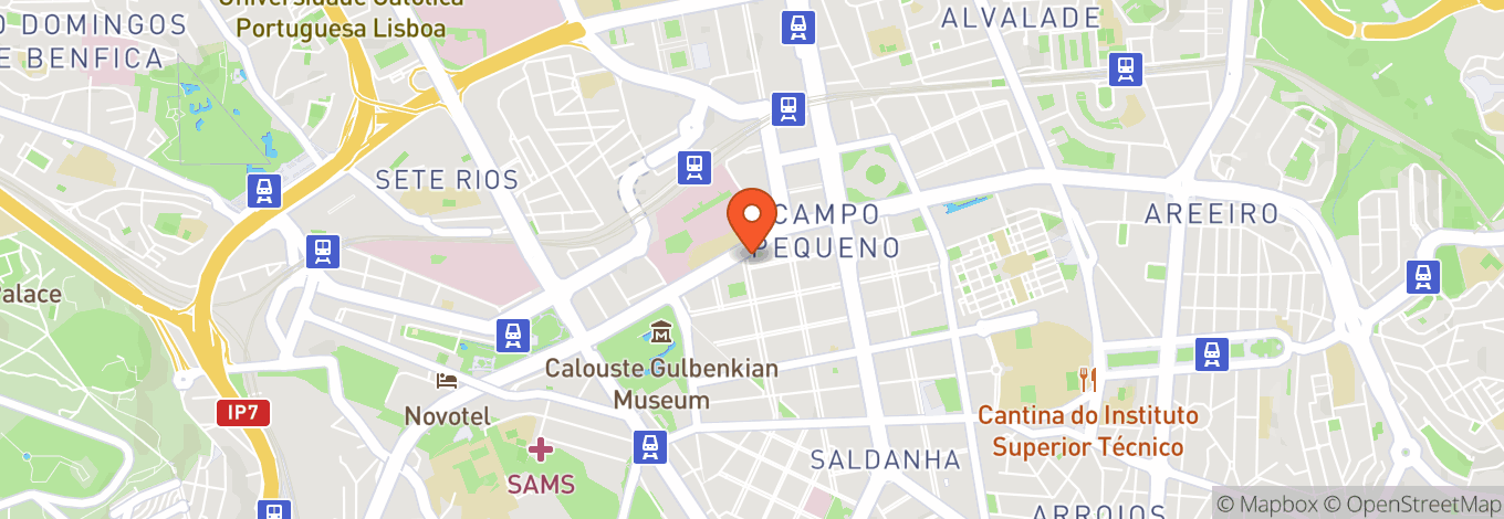 Map of Campo Pequeno