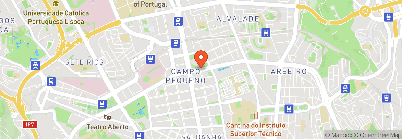 Map of Sagres Campo Pequeno
