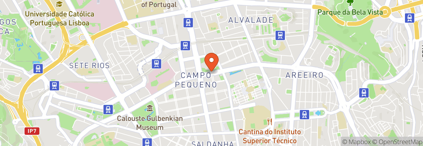 Map of Sagres Campo Pequeno