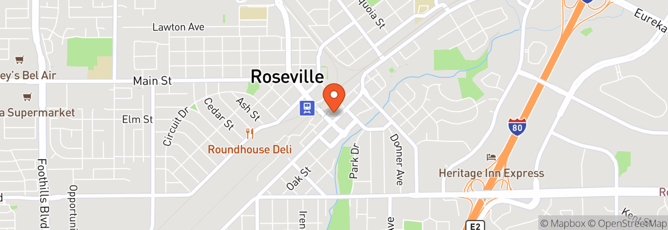 Map of Goldfield Trading Post - Roseville