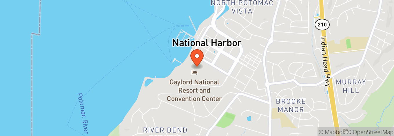 Map of Gaylord National Resort & Convention Center