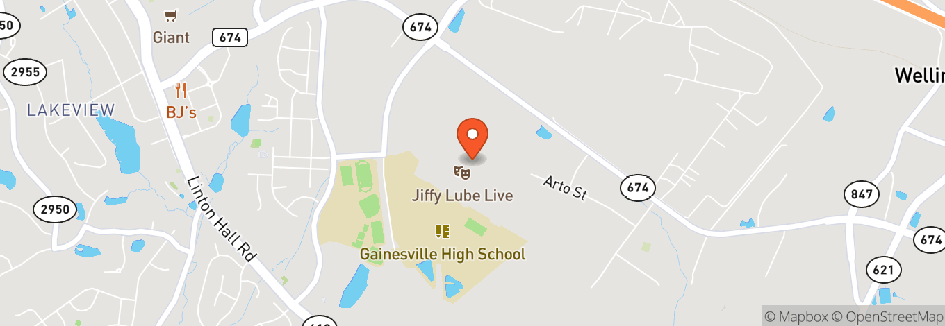 Map of Jiffy Lube Live