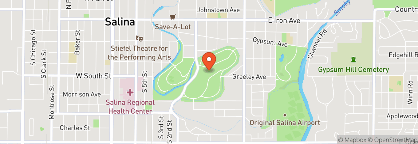 Map of Tony's Pizza Events Center 