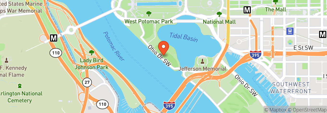 Map of West Potomac Park Field #4