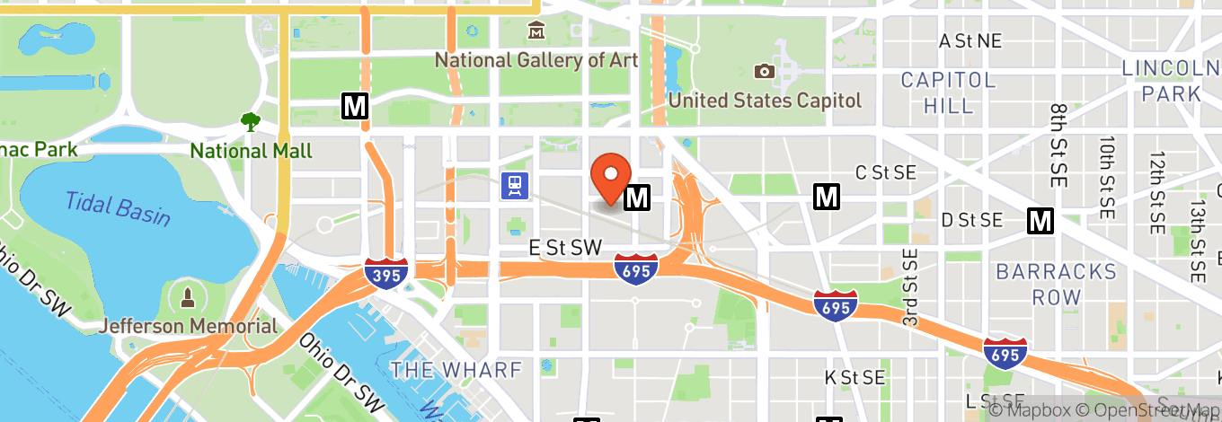 Map of World Stage Theater at the Museum of the Bible
