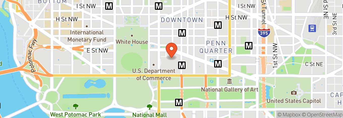 Map of The Ronald Reagan Building And International Trade Center
