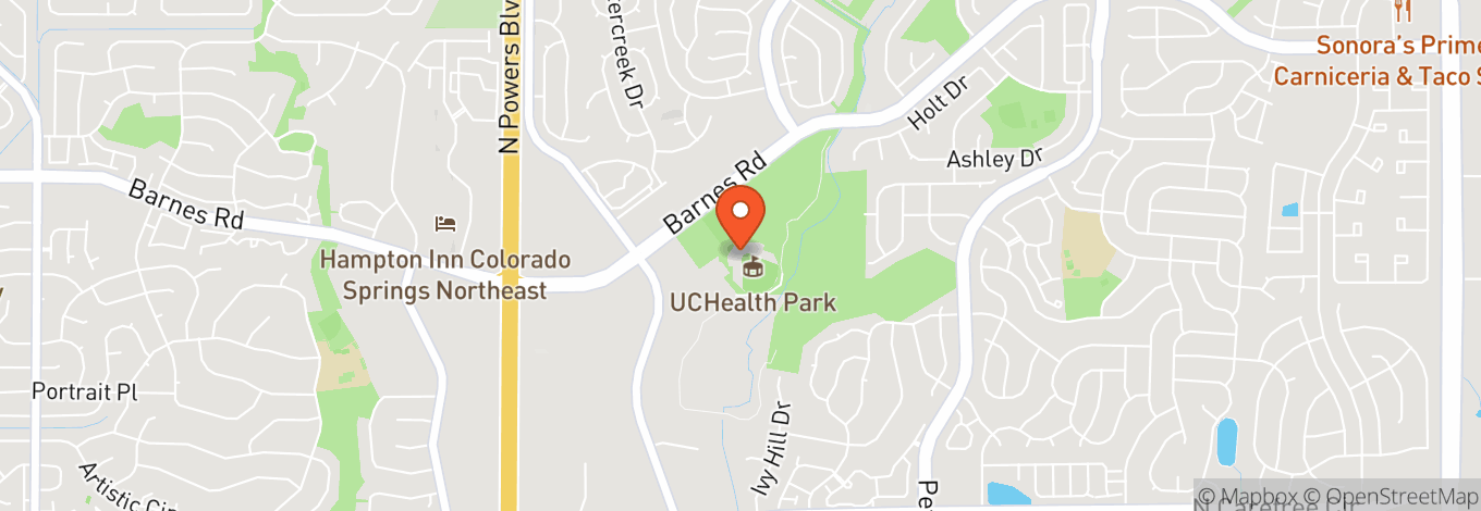 Map of Uchealth Park