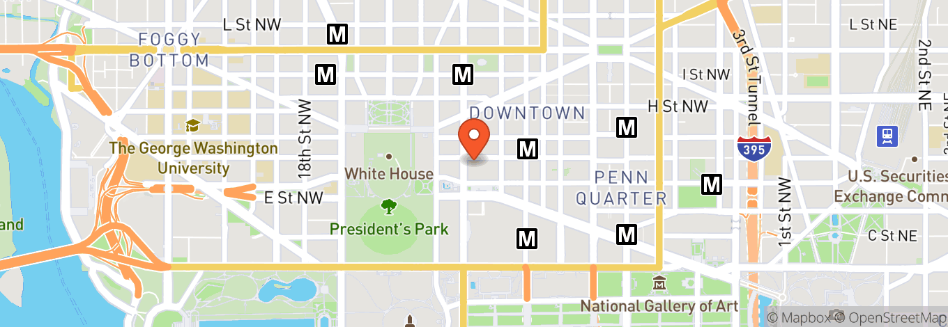 Map of National Press Club