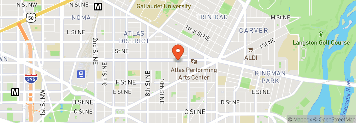 Map of H Street Country Club