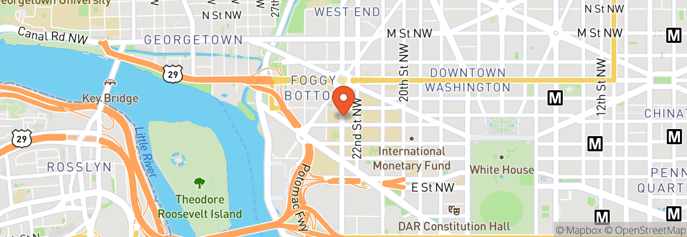 Map of Lisner Auditorium
