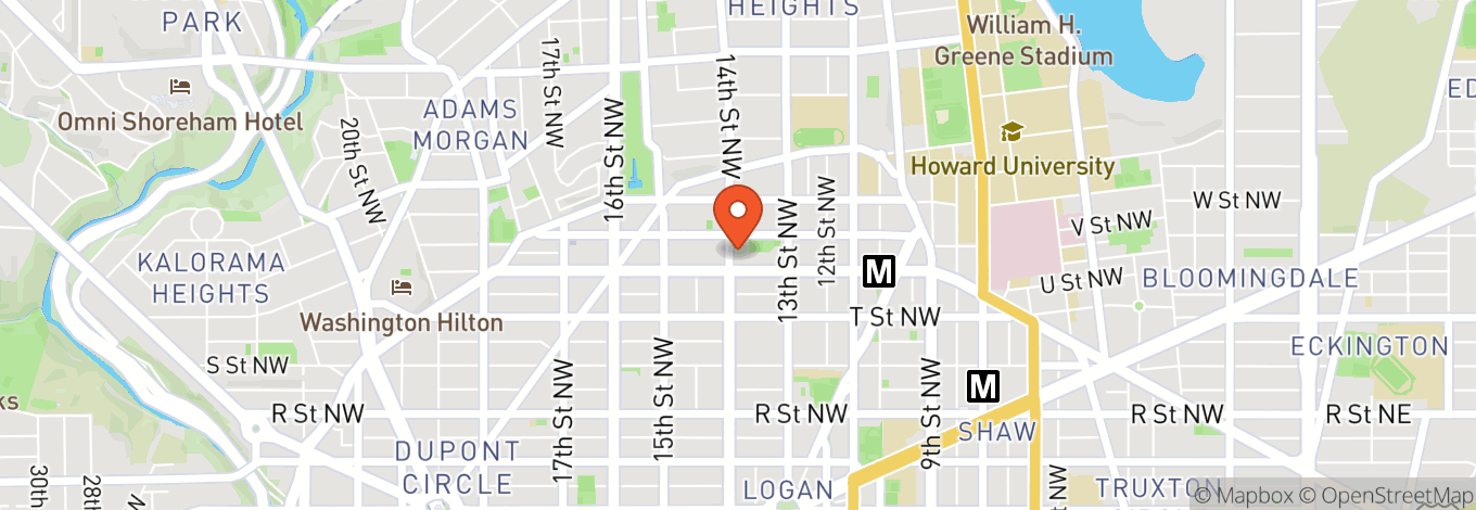 Map of Dc Comedy Clubhouse