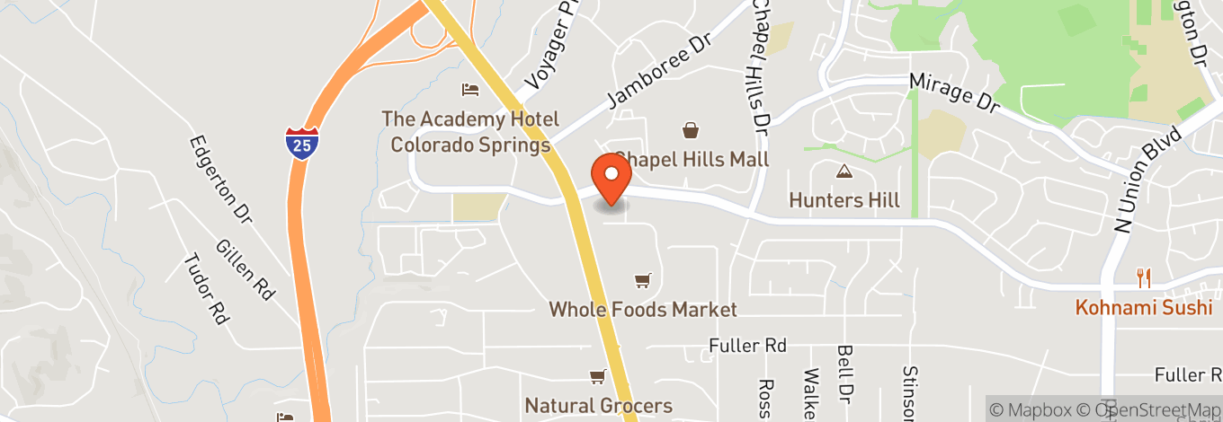 Map of Barnes & Noble - Chapel Hills