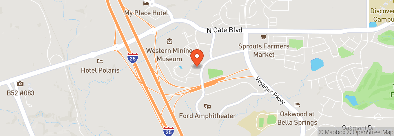 Map of Phil Long Music Hall