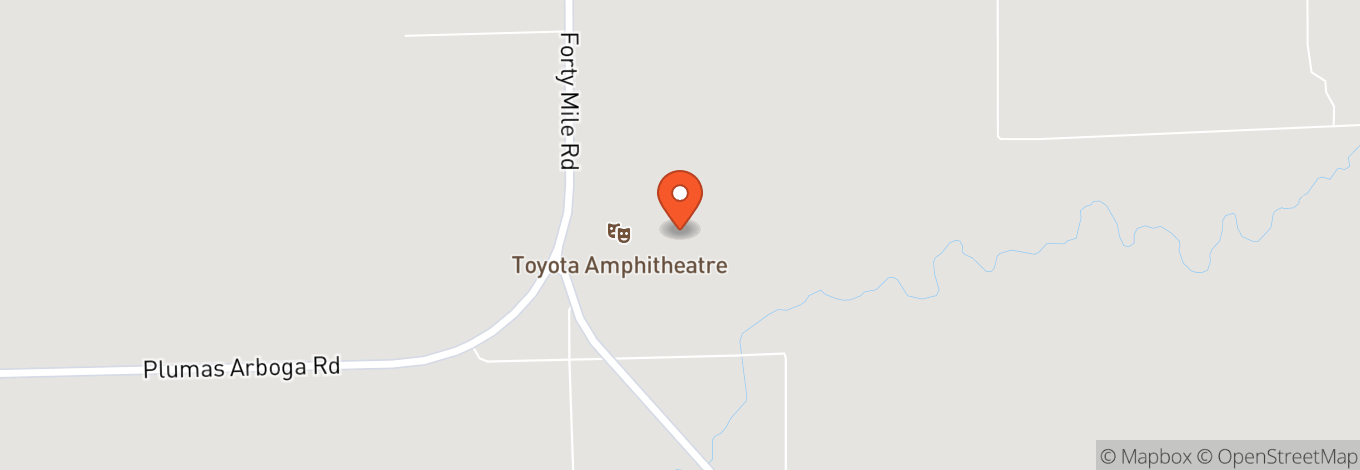 Map of Toyota Amphitheatre