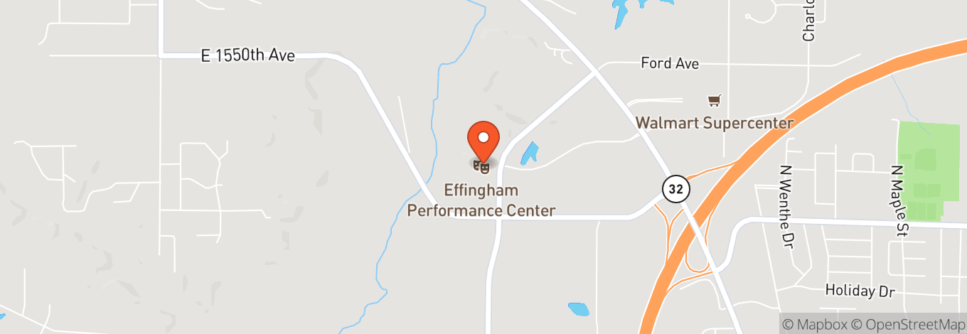 Map of Effingham Performance Center