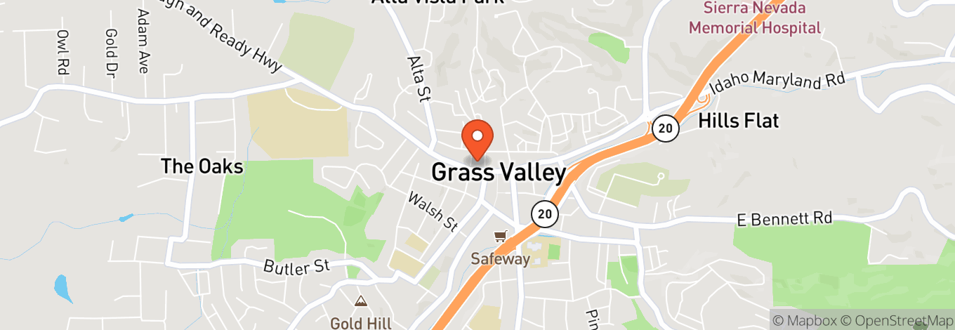 Map of The Center For The Arts