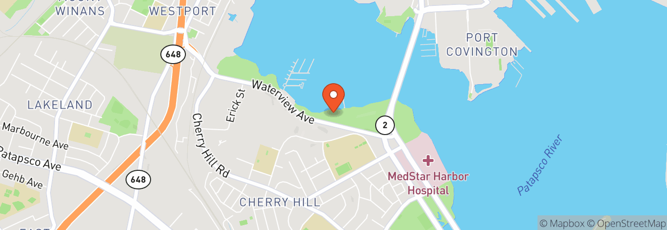 Map of Middle Branch Park