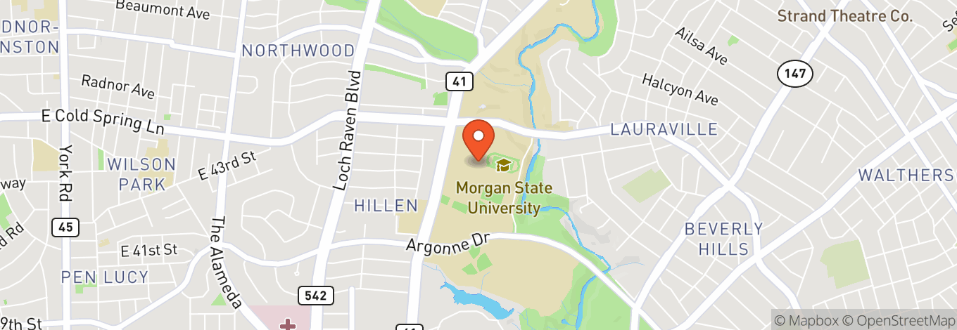 Map of Morgan State University