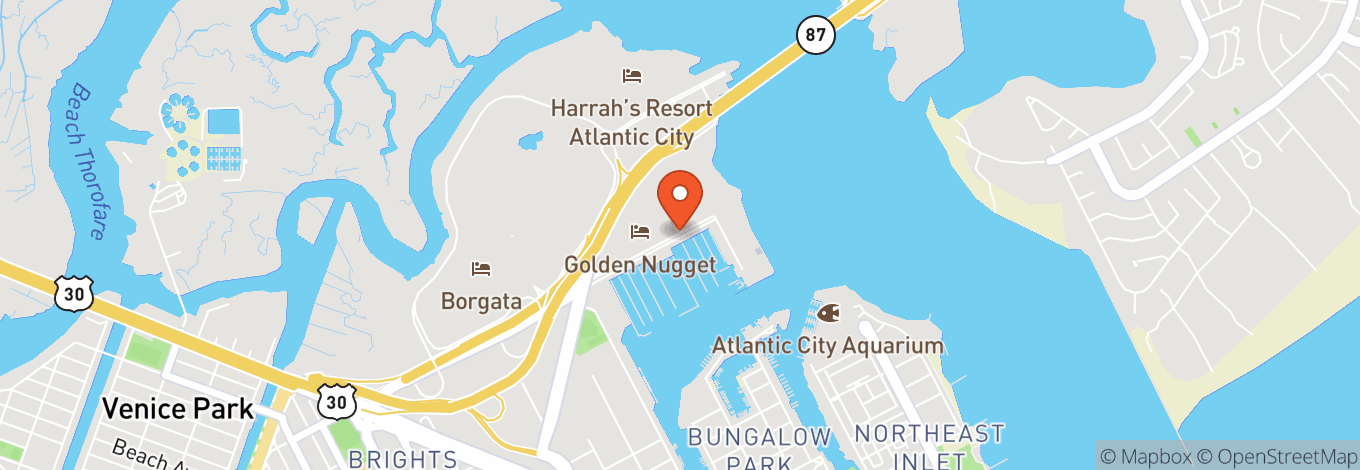 Map of Golden Nugget