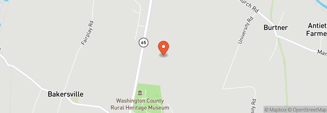 Map of Washington County Agricultural Education Center