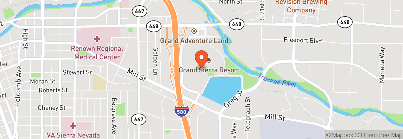 Map of Grand Sierra Resort And Casino