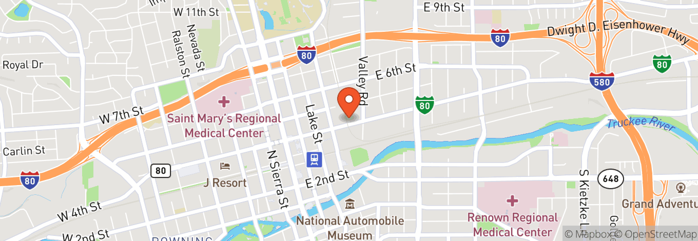 Map of Reno Brewery District