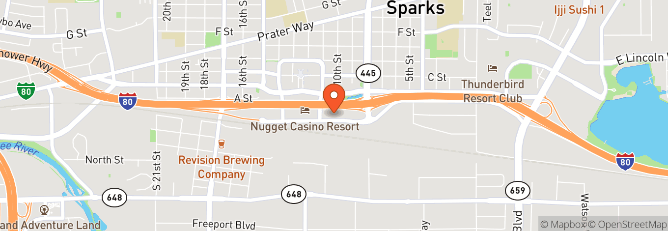 Map of Nugget Casino Resort 