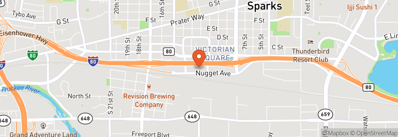 Map of Nugget Event Center