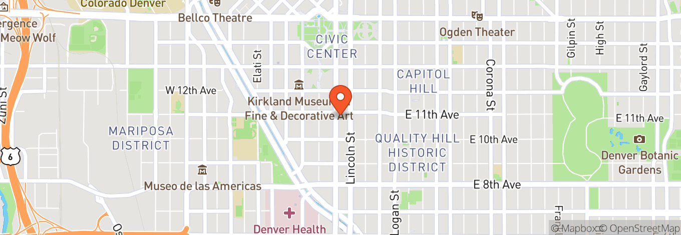 Map of Downtown Denver