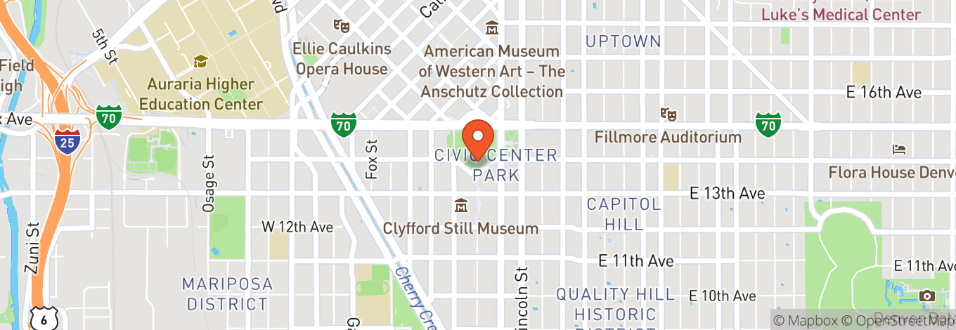 Map of Civic Center Park