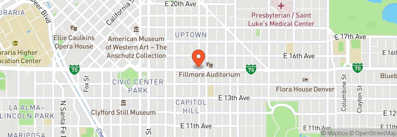 Map of Savage Men Male Strip Show - Denver